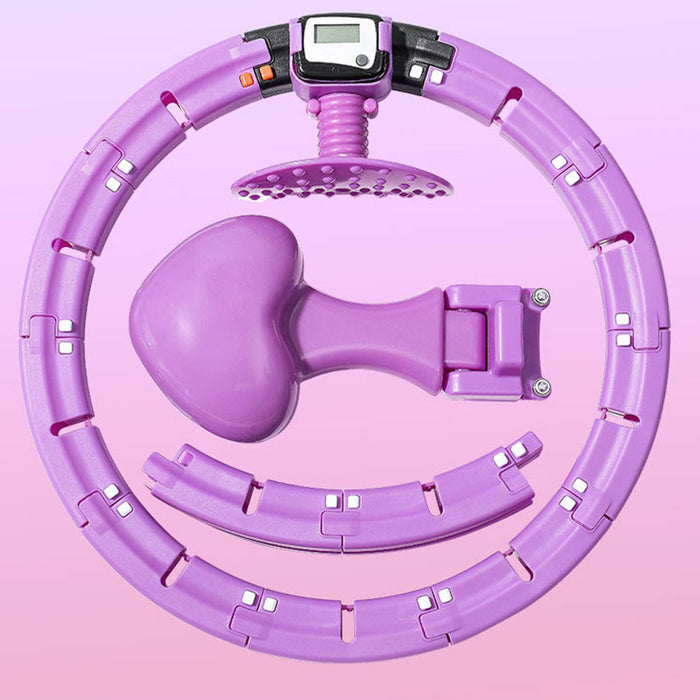 الهيلاهوب المتطور مع عداد الكتروني Smart Weighted Hula Hoop  مستلزمات رياضية