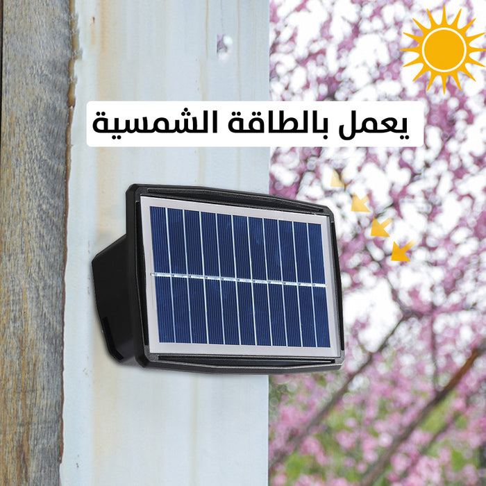 كشاف إضاءة جدارية رباعي (صحراوي) يعمل بالطاقة الشمسية Solar decorative wall lamp BD-4  مستلزمات إضاءة