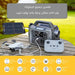 مولد طاقة محمول 300 وات مع بطارية ليثيوم احتياطية Portable Power Generator 300W With Lithium Battery -  