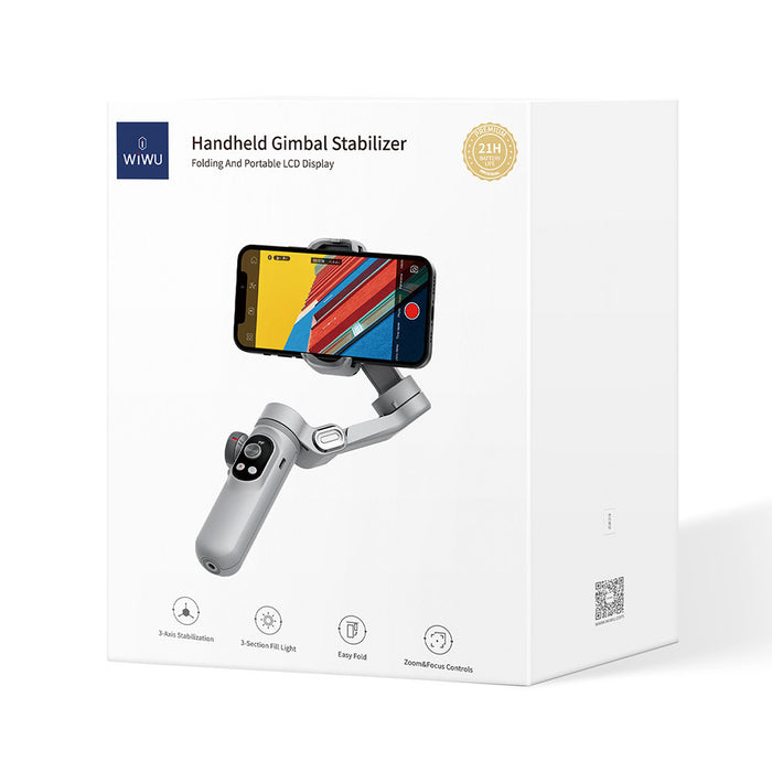 عصا تثبيت مثبتة على 3 محاور 3-Axis Stabilized Gimbal Stick Wi-SE007  إكسسوارات هاتف وكمبيوتر