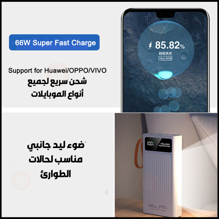 بوربانك بمداخل Usb شحن سريع meidou bowerbank 66w  إكسسوارات هاتف وكمبيوتر