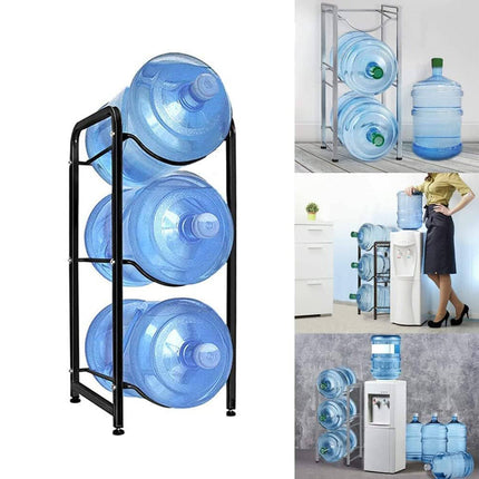 رف  معدني حامل القارورة ( 3 رفوف) Water Storage Rack For 3 Bottles 