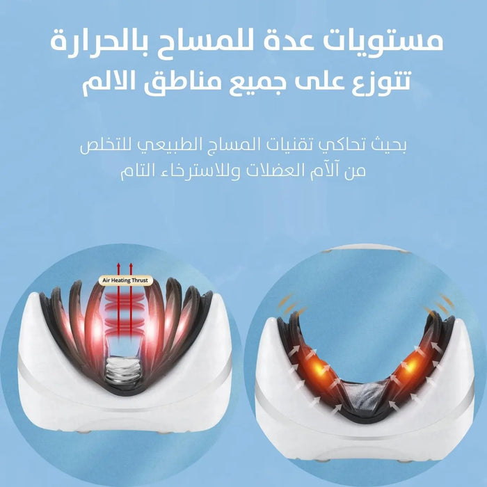 وسادة تدليك للعمود الفقري العنقي Cervical spine Kneading Massager Pillow -  