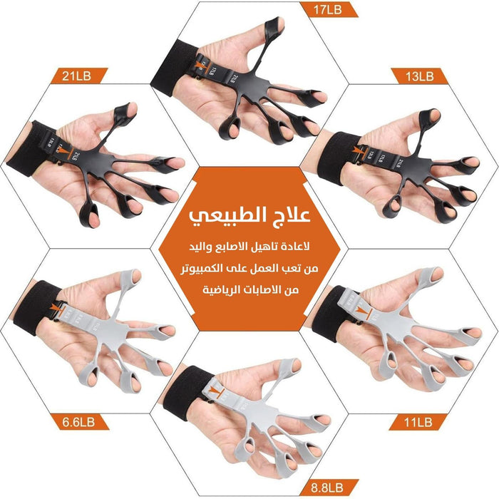 مشد اصابع لتقوية السواعد والاصابع والاعصاب finger exercise to strengthen forearms, fingers and nerves  مستلزمات رياضية