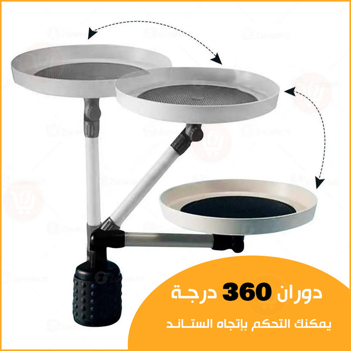 ستاند طعام دائري للسيارة قابل للتعديل Adjustable round car food tray  مستلزمات واكسسوارات السيارة