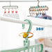 علاقة ملابس موفرة للمساحة تحتوي على 9 فتحات (قطعة واحدة) Space Saving Clothes Hanger With 9 Holes -  