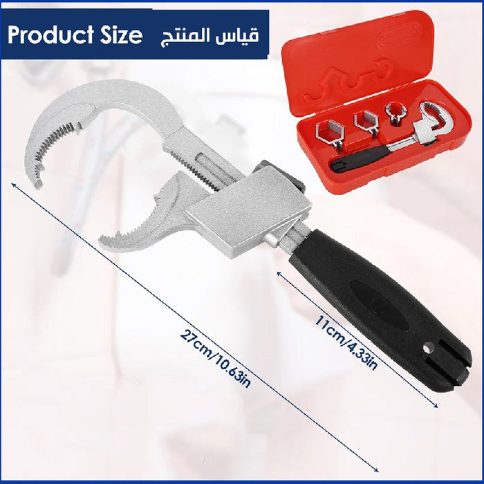 مفتاح ربط قابل للتعديل متعدد الإستخدامات Multi-use adjustable wrenchمفتاح ربط قابل للتعديل متعدد الإستخدامات Multi-use adjustable wrench  عدد صناعية وصيانة