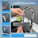 صنبور حنفية مستطيل للمطبخ 3 في1 Multifunctional Waterfall Sink Faucet -  مستلزمات المطبخ