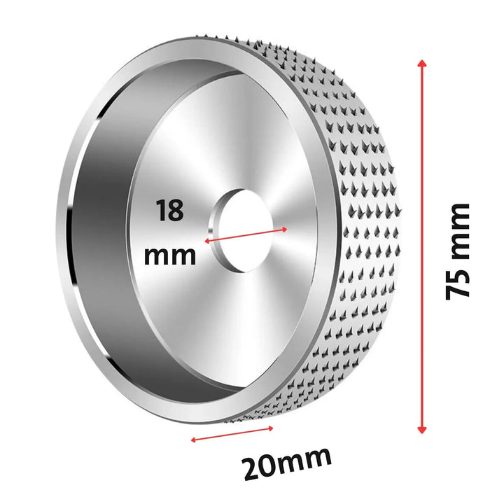 قرص حفر وتجويف للخشب يركب على الصاروخ والدريل Wood Grinding Wheel -  