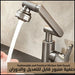 حنفية صنبور قابل للتعديل والدوران Fashionable And Practical Kitchen Sink Faucet -  