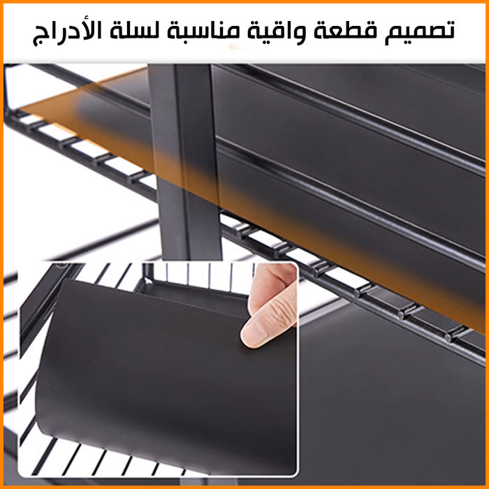 رفوف خشبية و دروج معدنية للمطبخ Wooden shelves and metal drawers for the kitchen  أدوات منزلية