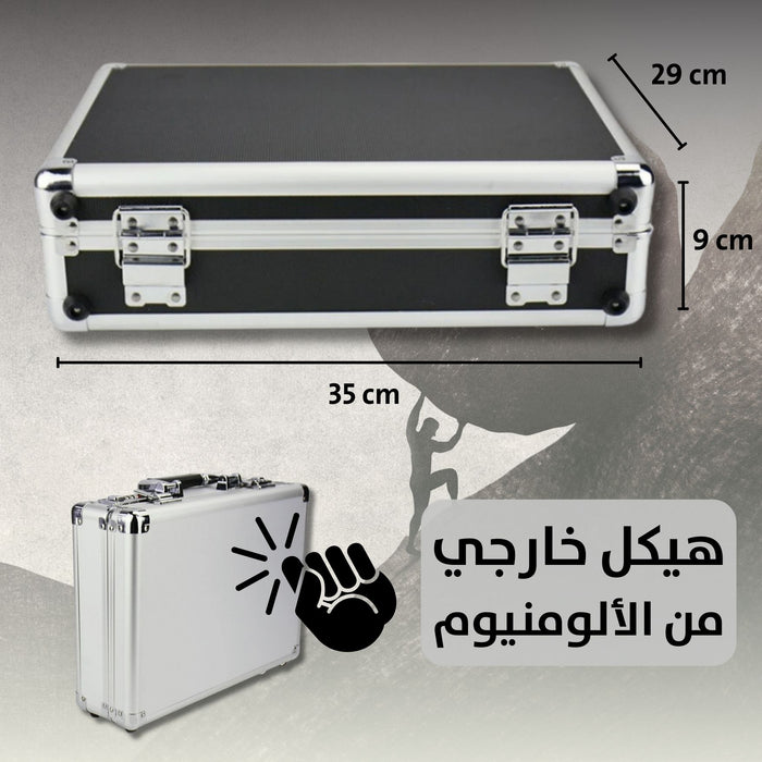 حقيبة الومنيوم مزودة بقفل ارقام Professional custom aluminum briefcase  عروض حصرية