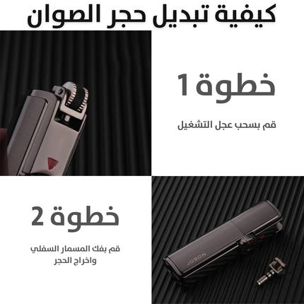ولاعة غاز (قداحه) معدنية بثلاث شعلات قوية Triple Jet Torch Lighter  مستلزمات رجالية