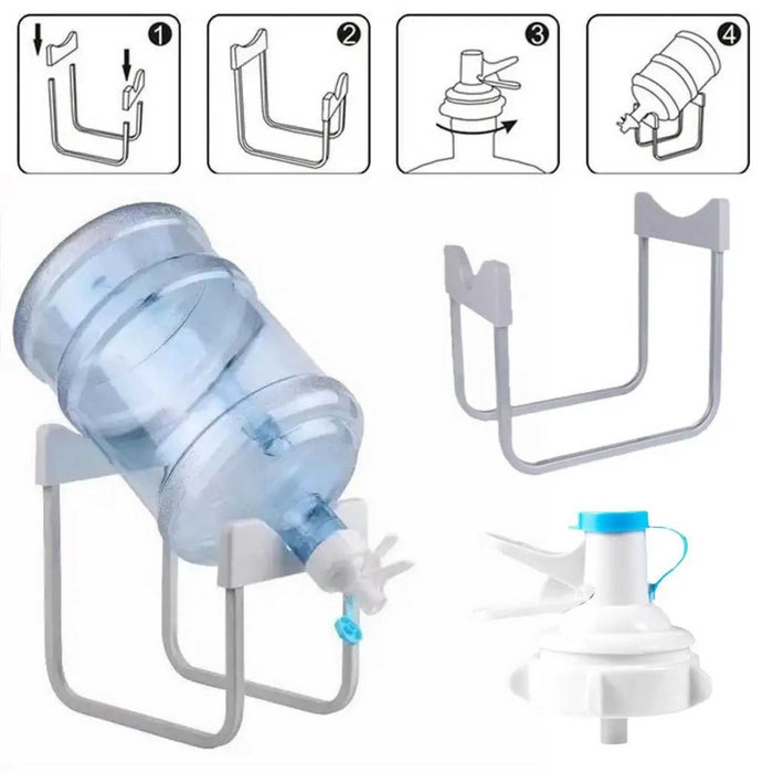 حامل قارورة الماء مع حنفيه Water Bottle Holder with Tap  أدوات منزلية