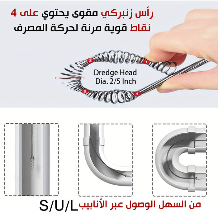 مسلك المصارف 5م يثبت على الدريل The drain duct is fixed on the drill 5M  عدد صناعية وصيانة