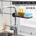 ستاند ستانلس يثبت على حنفية المطبخ ECOCO sponge holder for the sink  أدوات المطبخ