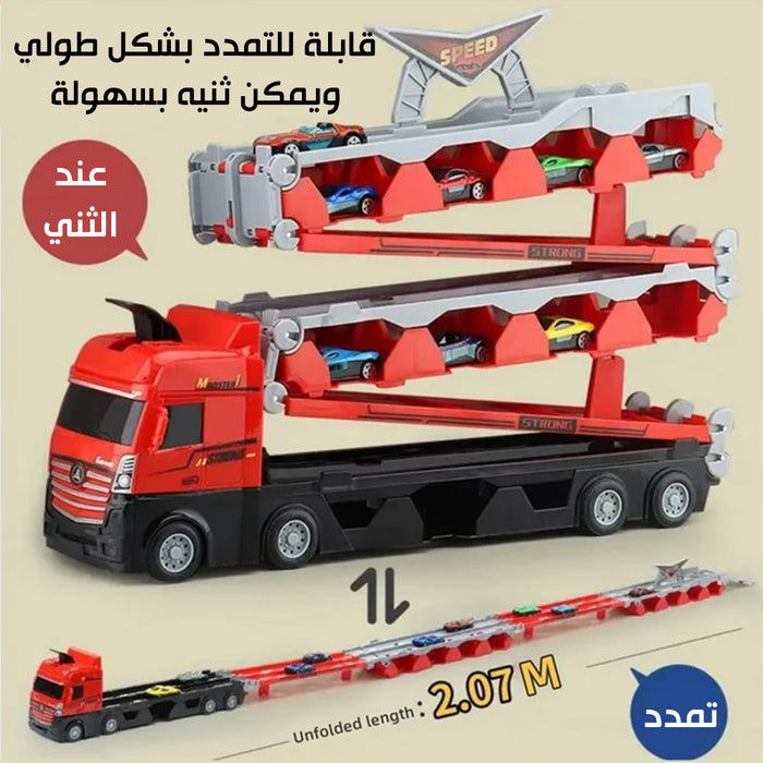 لعبة ونش حاملة السيارات قابلة للتمدد للأطفال CATAPULT TRUCKD663-T202  مستلزمات أطفال