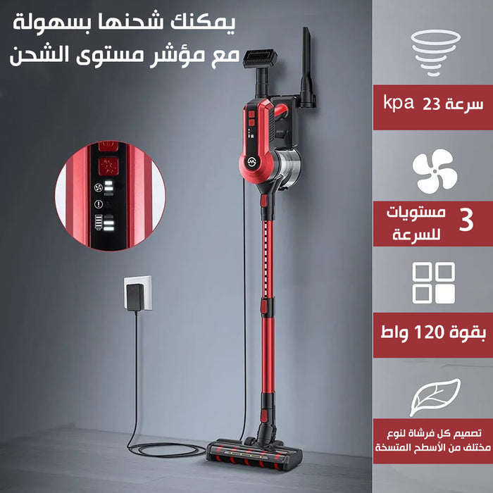 مكنسة منزلية تعمل بالشحن dsp Vacuum Cleaner Handheld rechargable KD-2023  أدوات كهربائية