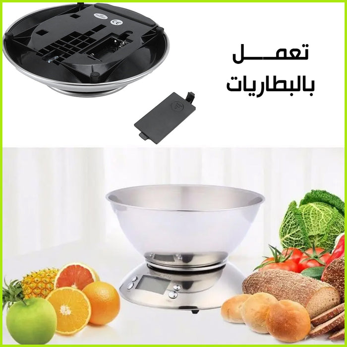 ميزان رقمي للمطبخ يعمل بالبطاريات onifer digital kitchenير scale sf-1926  أدوات المطبخ