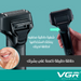 ماكينة حلاقة رجالي تعمل بالشحن vgr Shaver For Mens v-730  مستلزمات رجالية