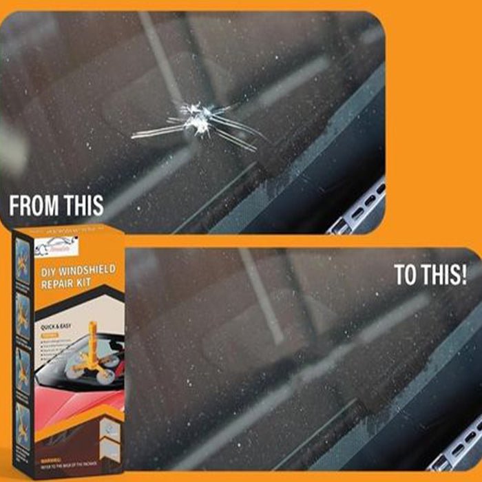 مجموعة أدوات إصلاح الزجاج للسيارة Visbella Car Windscreen Windshield Repair Tool Kit  مستلزمات واكسسوارات السيارة