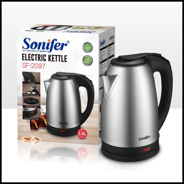 كتل إبريق تسخين مياه sonifer Stainless Steel Electric Kettle SF-2097  أدوات المطبخ