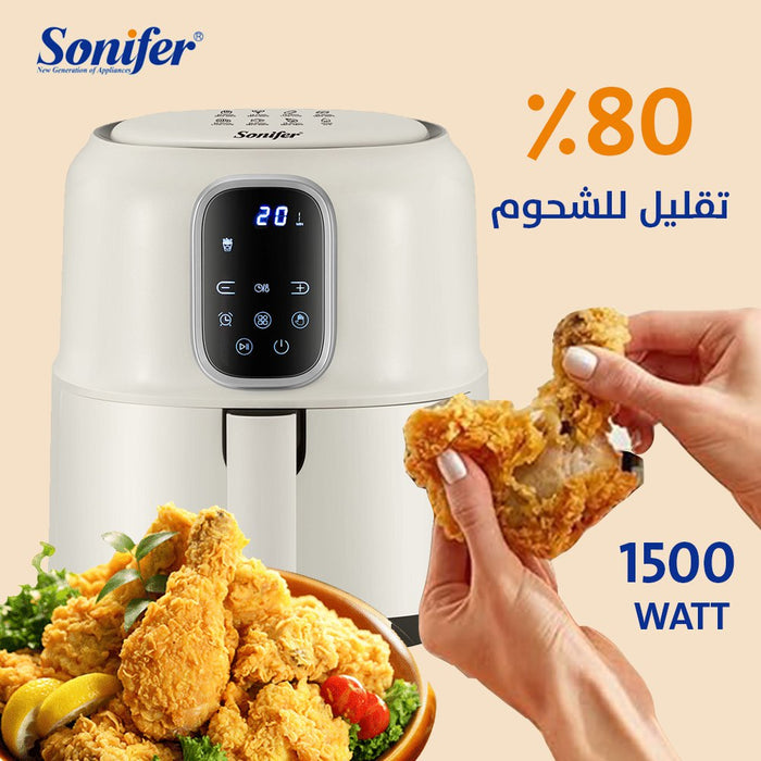 المقلاة الهوائية دون زيوت sf-1035 sonifer 4.8L  أدوات المطبخ