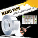 دبل فيس لاصق شفاف nano tape  أدوات منزلية