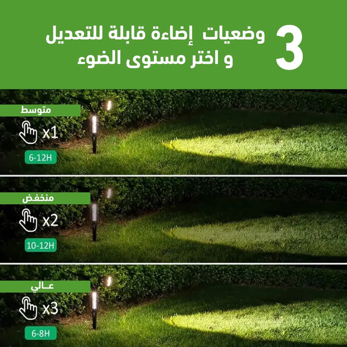 إضاءة خارجية تعمل بالطاقة الشمسية Solar Spot Lights Outdoor -  