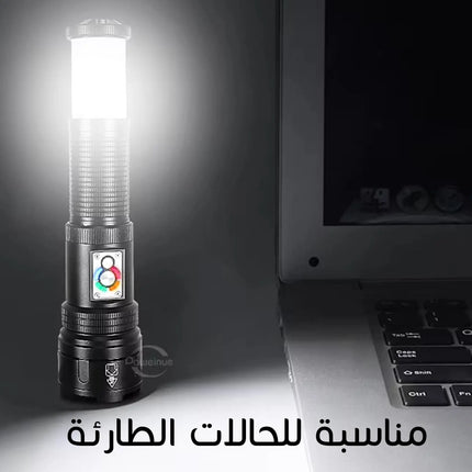 لوكس كشاف بعيد المدى للرحلات والصيد Light wehight powerful d628-c  الكترونيات