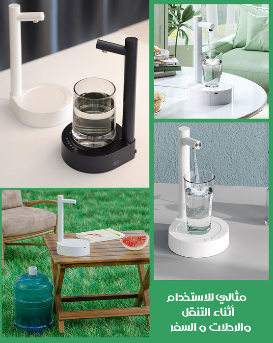 مضخة توضع على الطاولة لسحب مياه الشرب من القارورة شحن Desktop Water Bottle Dispenser  مضخة ماء