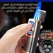 ولاعة بوتان قابلة لإعادة التعبئة مقاومة للرياح Metal Cigar Lighter Jet Flame  ولاعة بوتان