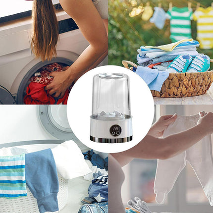 غسالة ملابس صغيرة محمولة شحن MINI WASHING MACHINE HP-908 