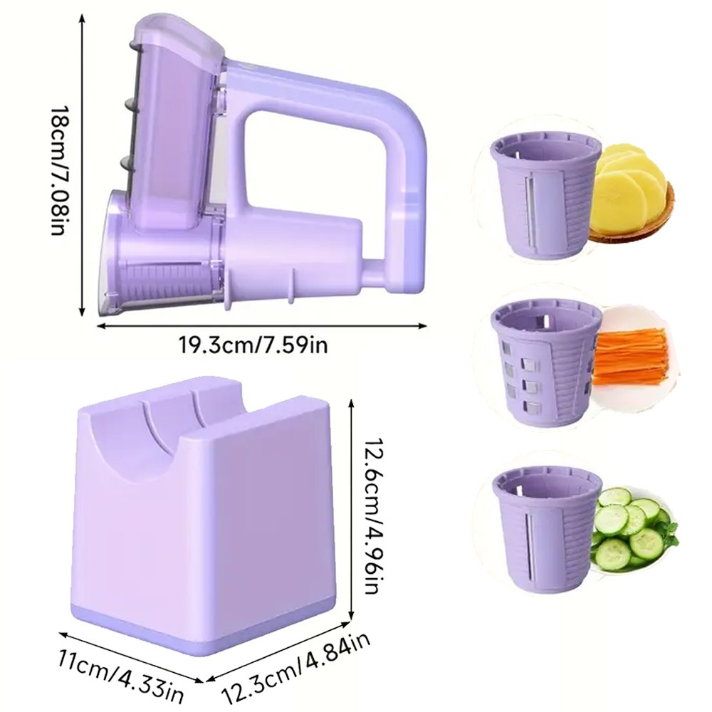 قطّاعة خضروات شحن متعددة الوظائف Cordless Multifunctional Vegetable Cutter