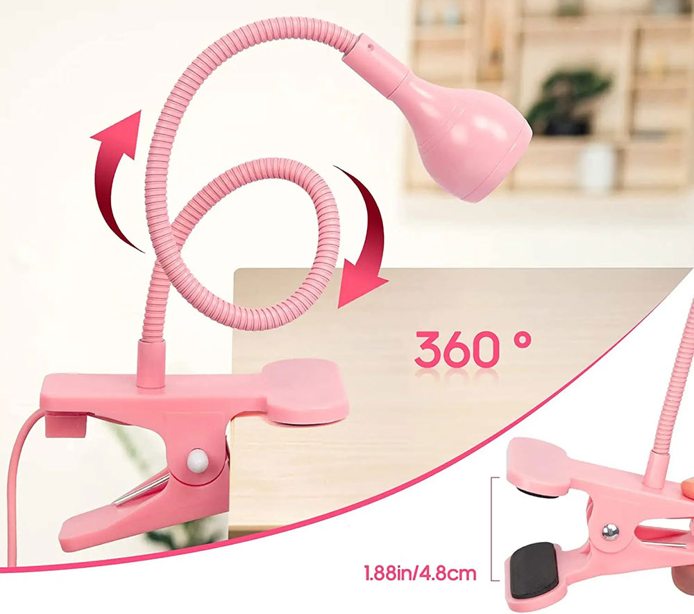 اضاءة فوق بنفسجية لتجفيف الاظافرClip On UV Lamp