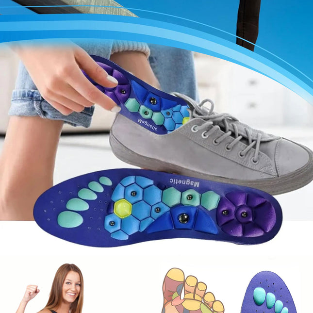 ضبان حذاء مغناطيسي معالج بالنانو Magnetic Insoles