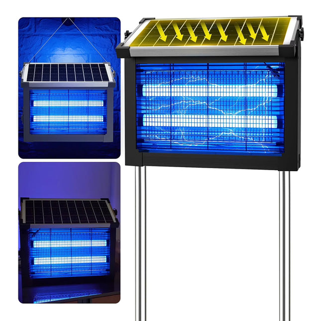 صاعق بعوض شمسي بجهد عالٍ Solar Mosquito Zapper