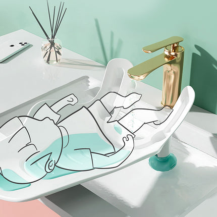 2x1 قاعدة استحمام و غسل أرداف الرضع على المغسلة Baby Bath & Bottom Washing Base