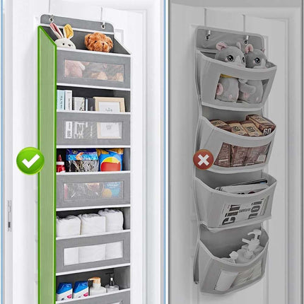 منظم معلق على الباب بـ5 أرفف بسعة كبيرة 5-tier Over-the-door Organizer