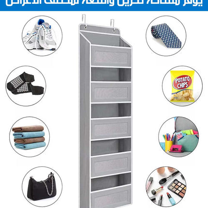 منظم معلق على الباب بـ5 أرفف بسعة كبيرة 5-tier Over-the-door Organizer