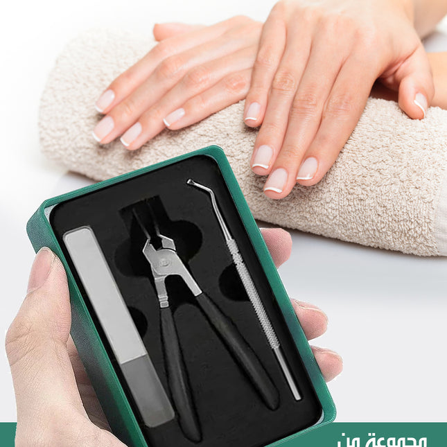 مجموعة من 3 قطع لتقليم الاظافر Set Of 3 Nail Clippers