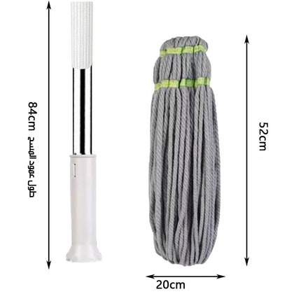 ممسحة ذاتية العصر بمقبض لولبي Self-wrinkling Mop