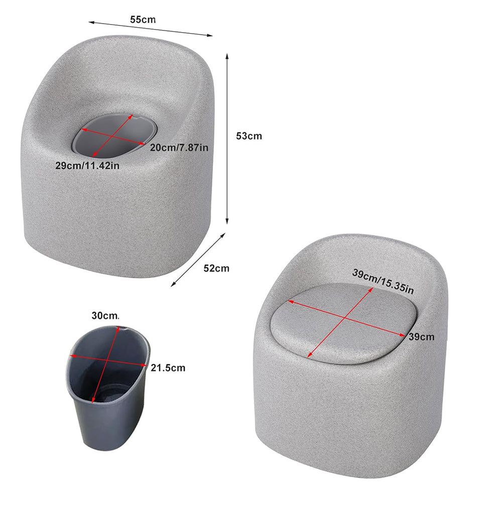 2X1 كرسي و مرحاض لكبار السن Chair And Toilet