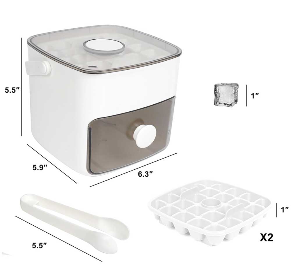 صندوق صنع مكعبات الثلج المنزلية ICE TRAY