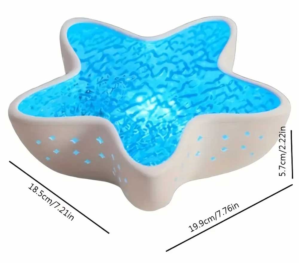 جهاز عرض أمواج المحيط بضوء ليلي Ocean Wave Night Light Projector