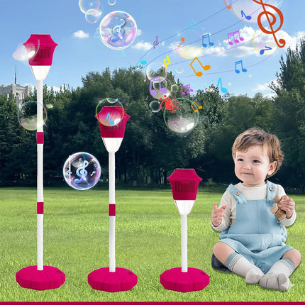 آلة فقاعات عامودية, موسيقية, مضيئة, أوتوماتيكية BUBBLE TORCH GARDEN LAMP