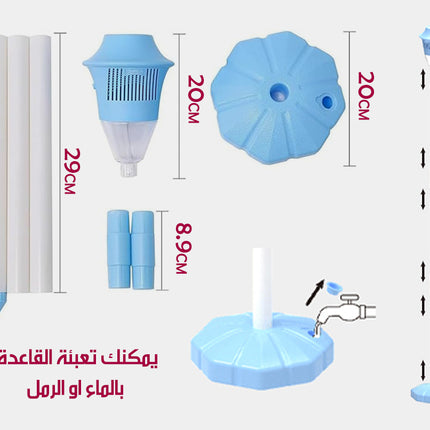 آلة فقاعات عامودية, موسيقية, مضيئة, أوتوماتيكية BUBBLE TORCH GARDEN LAMP