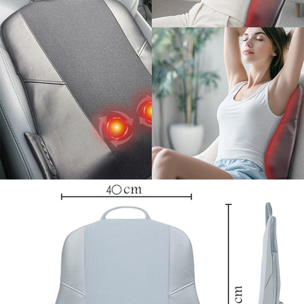 مدلك ظهر 4D مع حرارة Massage Backrest