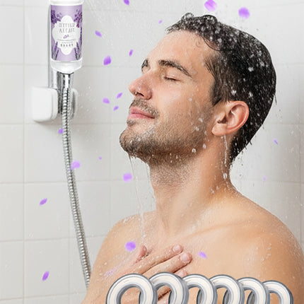 فلتر مياه الاستحمام مع رأس دش بفيتامين سي و روائح عطرة Polypropylene Filter Shower Head
