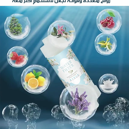 فلتر مياه الاستحمام مع رأس دش بفيتامين سي و روائح عطرة Polypropylene Filter Shower Head